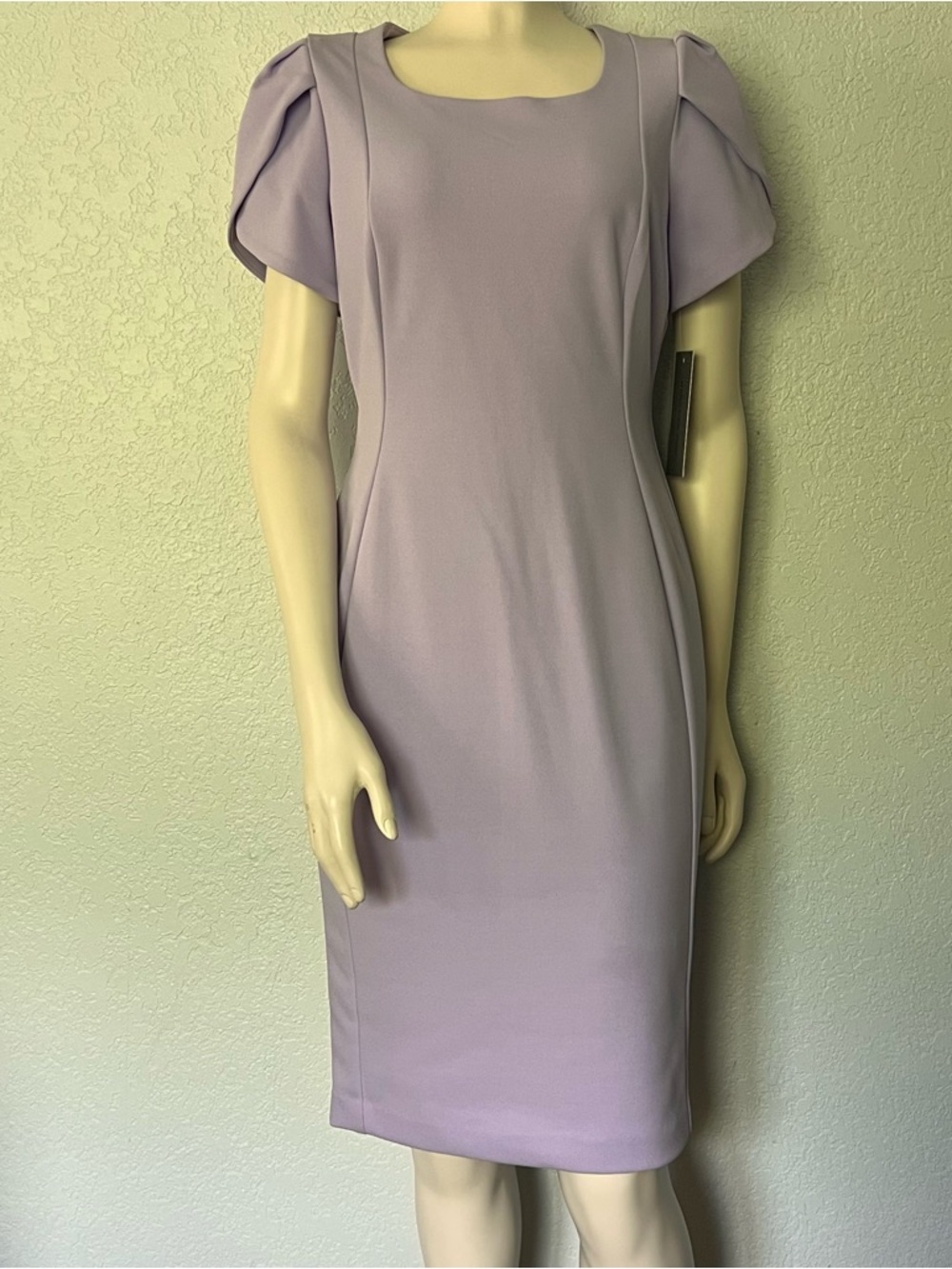 Marc New York Sheath Dress Women’s Size 8 Purple Boss Babe Wedding Guest NWT